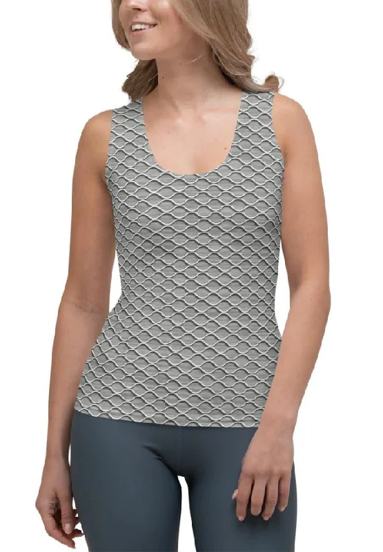 Anti Cellulite Pattern Tank Top