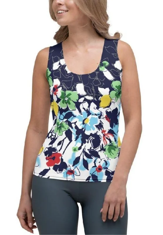 Flower Drawings Tank Top