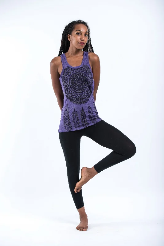 Womens Dreamcatcher Tank Top in Purple