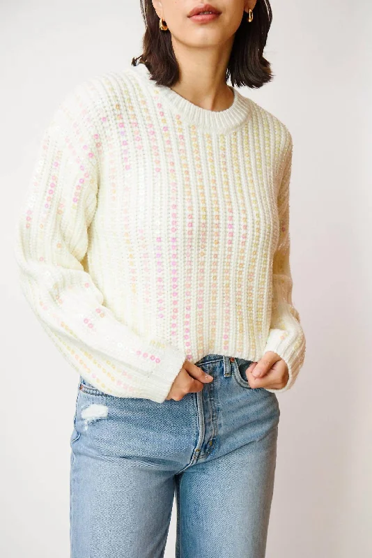 Phoebe Pullover In Ivory