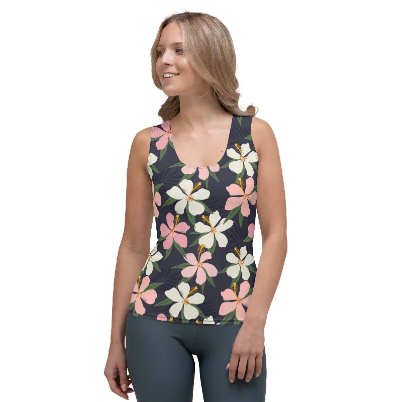 Floral Artwork Tank Top