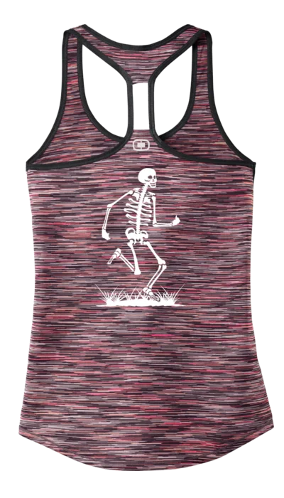 Women's Reflective Tank Top - Skeleton