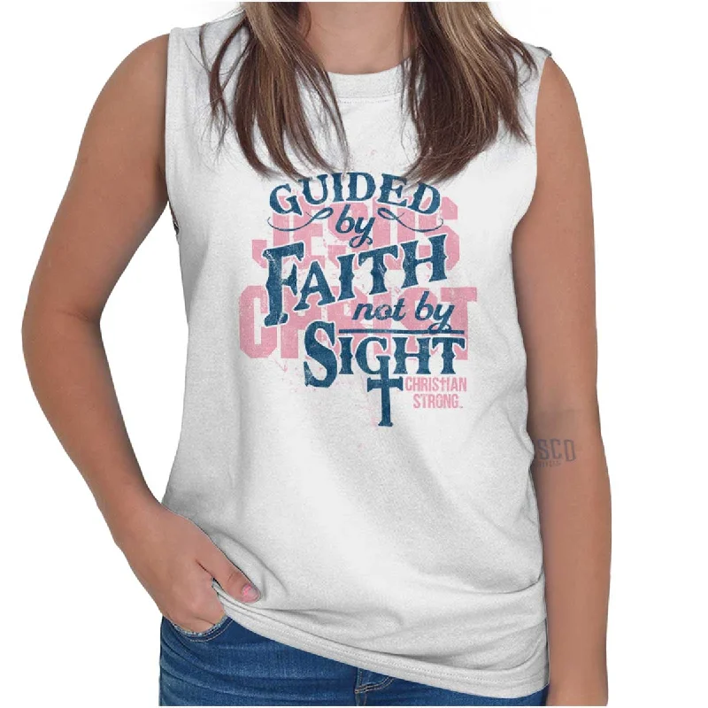 Guided by Faith Sleeveless T-Shirt