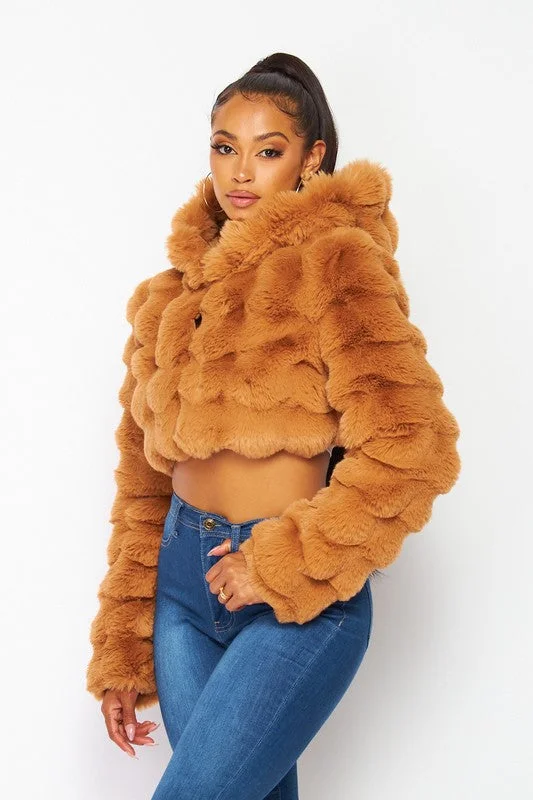 Fur Crop Jacket