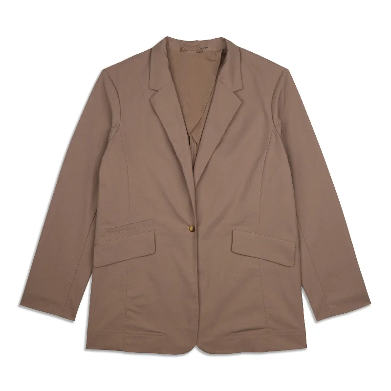 Relaxed-Fit Twill Blazer - Resale