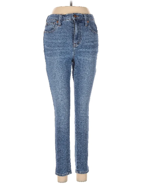 High-Rise Skinny Jeans in Medium Wash