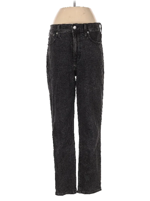 High-Rise Straight-leg Jeans in Dark Wash