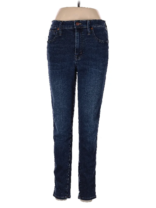 High-Rise Straight-leg Jeans in Dark Wash