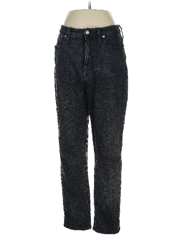 High-Rise Straight-leg Jeans in Dark Wash