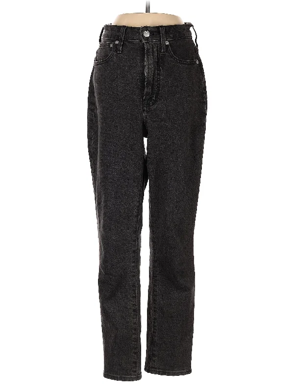 High-Rise Straight-leg Jeans in Dark Wash