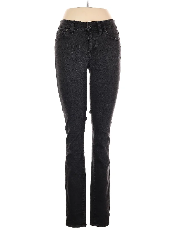 High-Rise Straight-leg Jeans in Dark Wash