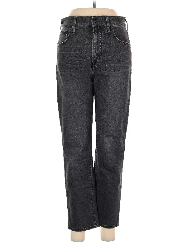 High-Rise Straight-leg Jeans in Dark Wash