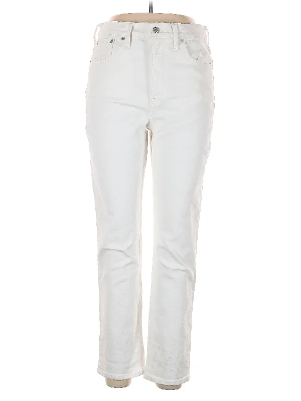 High-Rise Straight-leg Jeans in Light Wash