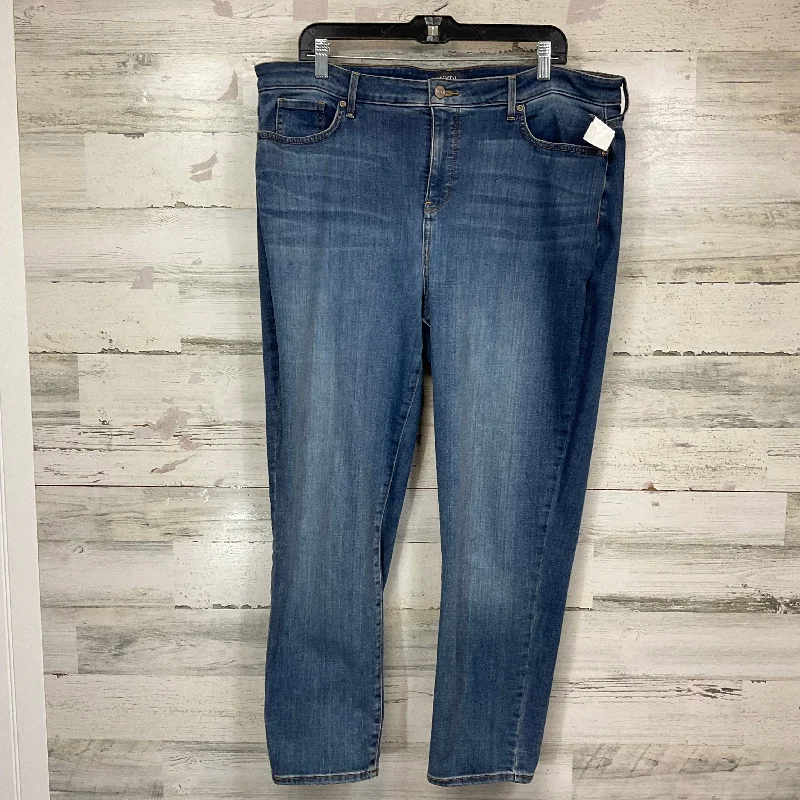 Jeans Skinny By Not Your Daughters Jeans In Blue Denim, Size: 16