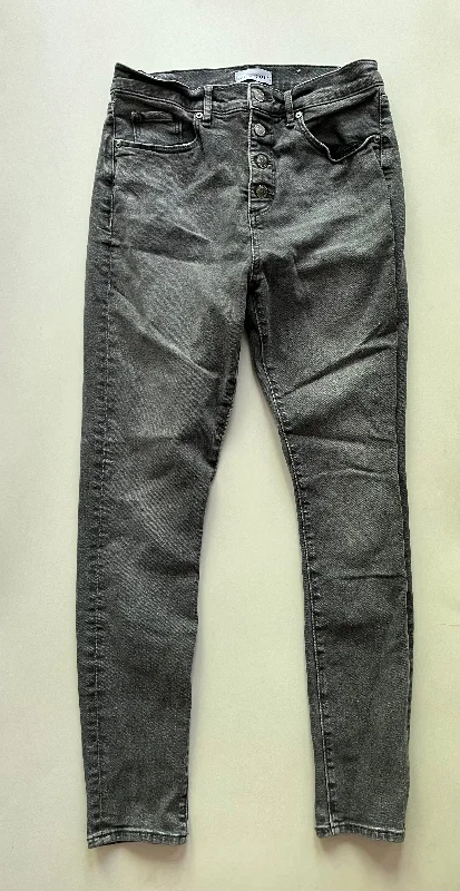 Jeans Straight By Loft In Grey, Size: 6