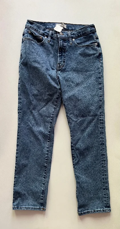 Jeans Straight By Madewell In Denim, Size: 4