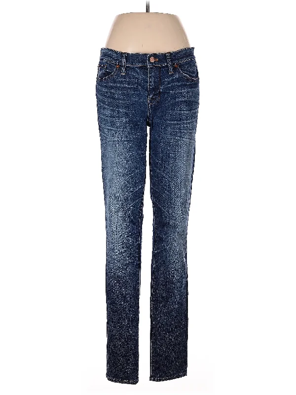 Mid-Rise Straight-leg Jeans in Dark Wash