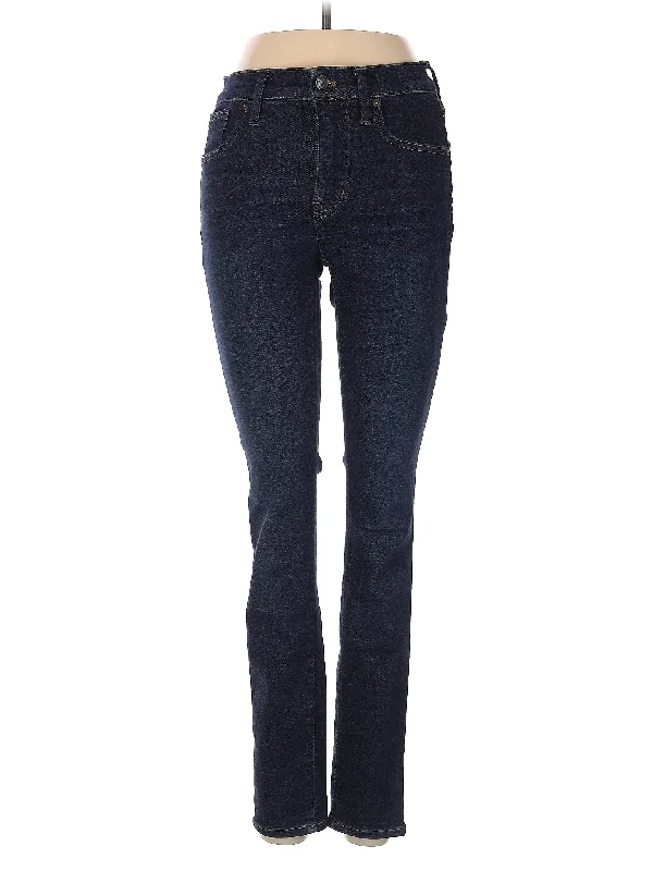 Mid-Rise Straight-leg Jeans in Dark Wash