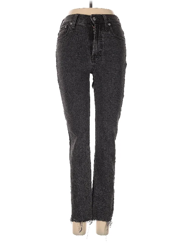 Mid-Rise Straight-leg Jeans in Dark Wash