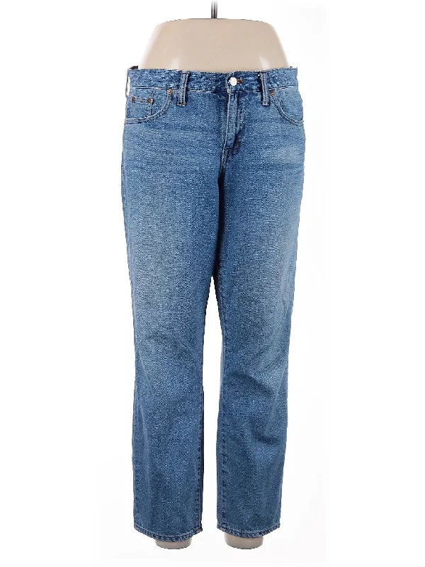 Mid-Rise Straight-leg Jeans in Medium Wash