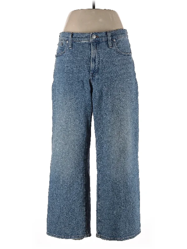 Mid-Rise Wide-leg Jeans