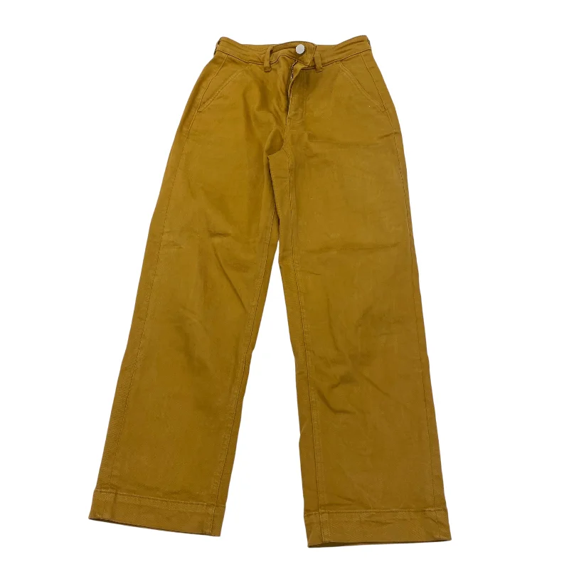 YELLOW JEANS STRAIGHT by EVERLANE Size:0