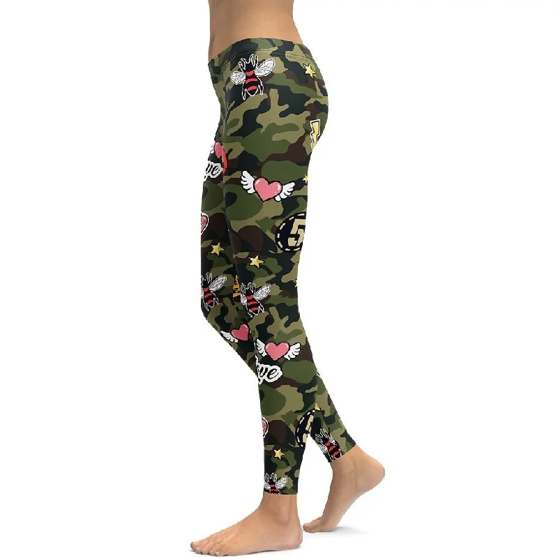 Camo Patch Leggings