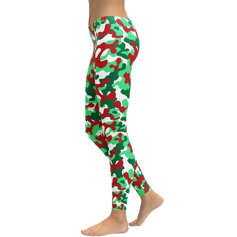 Christmas Camo Leggings