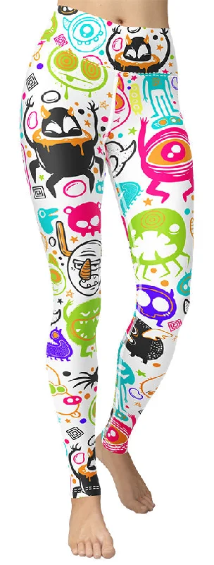 Colorful Doodles Yoga Leggings