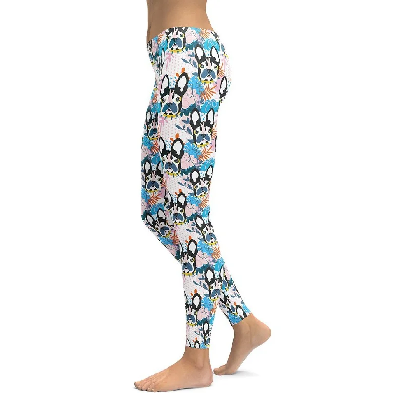 Cute Puppy Print Leggings