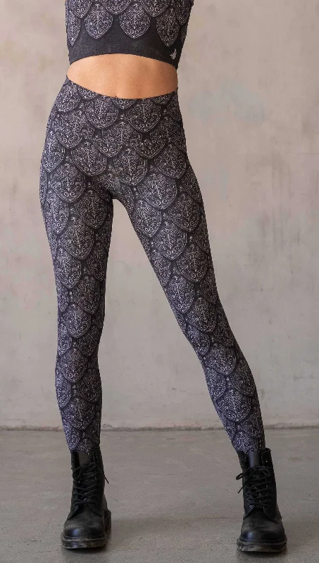 Dragon Rider (Silver) - Athleisure Leggings