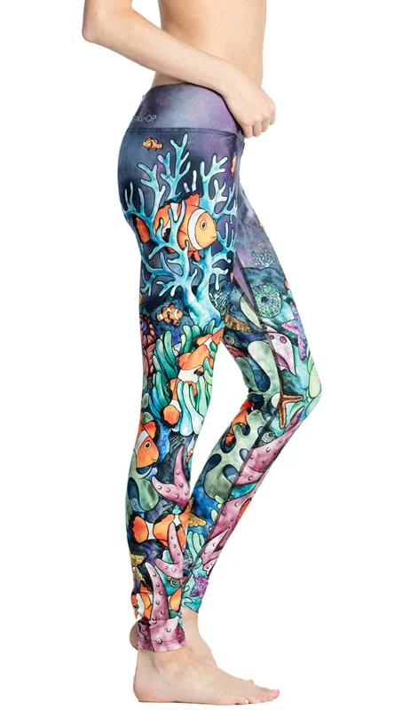 Clownfish - Full Length Triathlon Leggings - CUSTOM ORDER