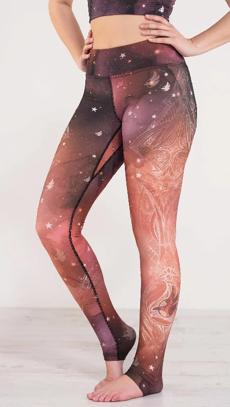 Galactic Solar Flare - Full Length Triathlon Leggings