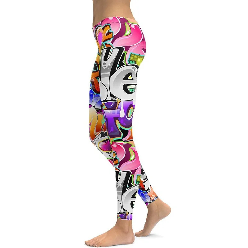 Graffiti Leggings