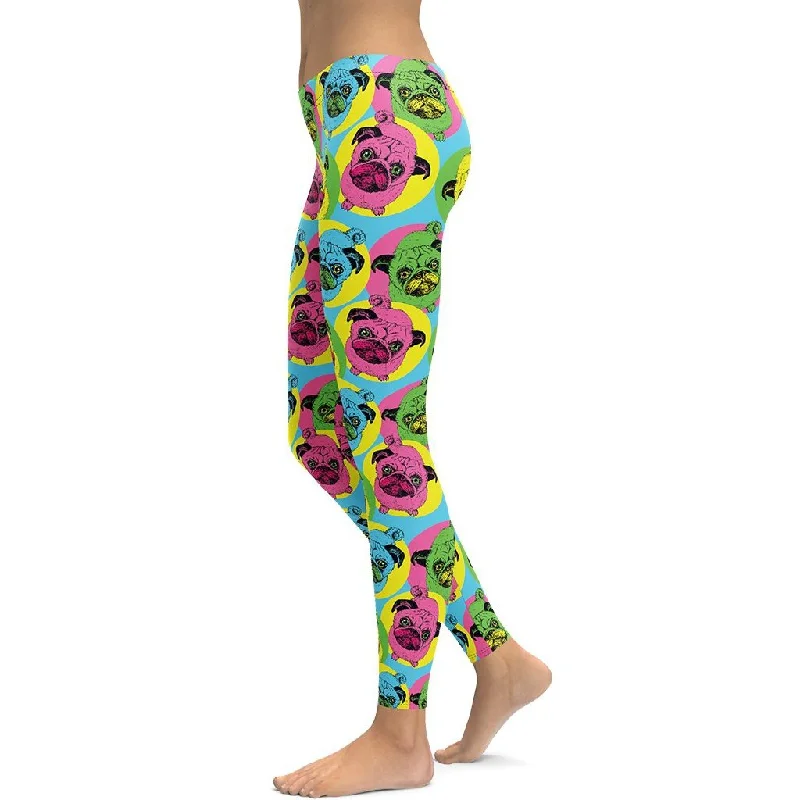 Pop Art Pug Leggings