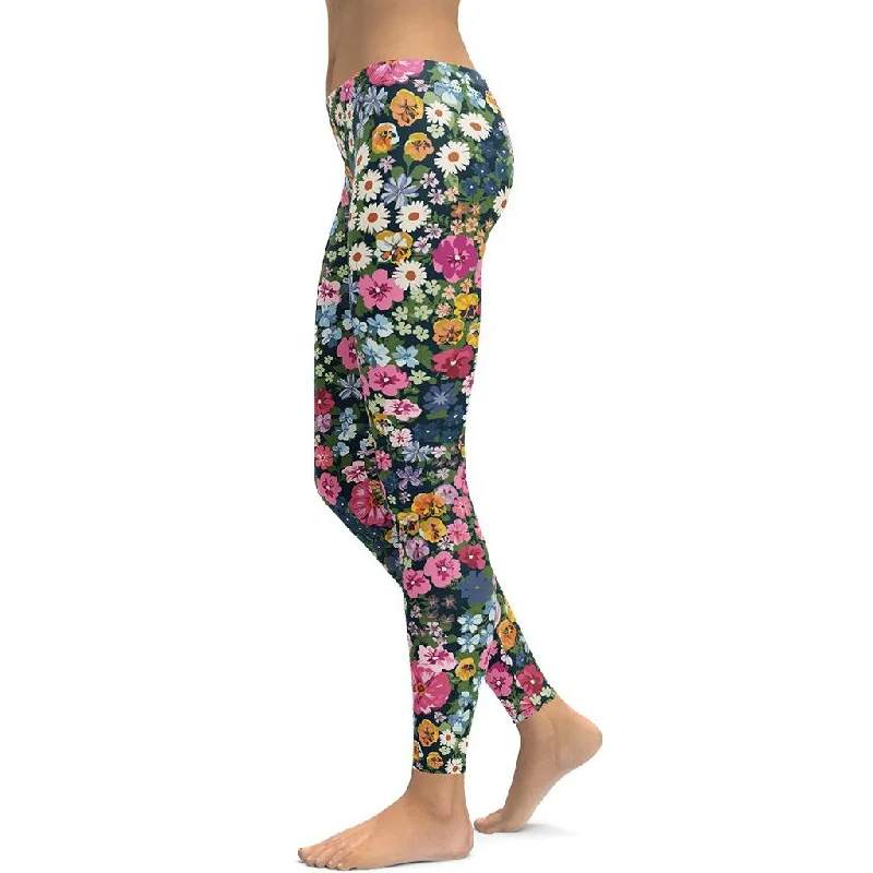 Pretty Floral Leggings