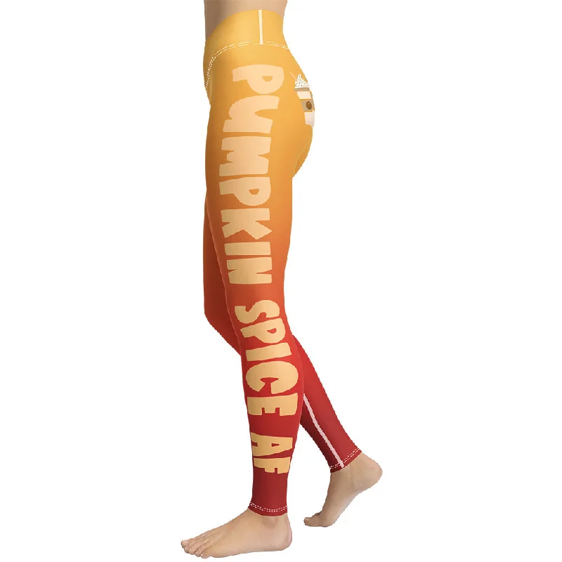 Pumpkin Spice AF Yoga Leggings