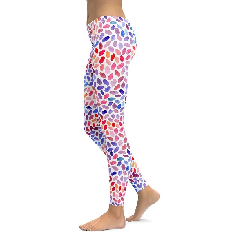 Watercolor Dot Leggings