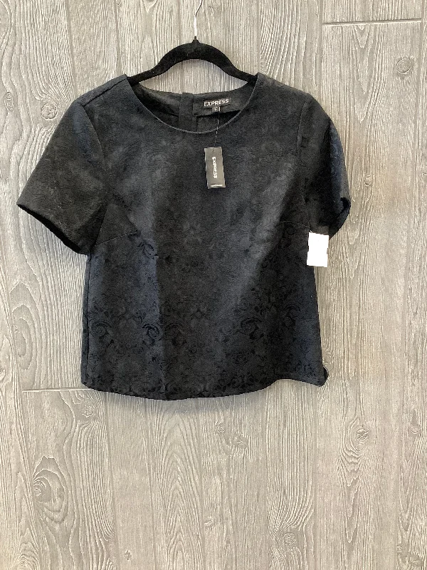 Black Top Short Sleeve Express, Size S