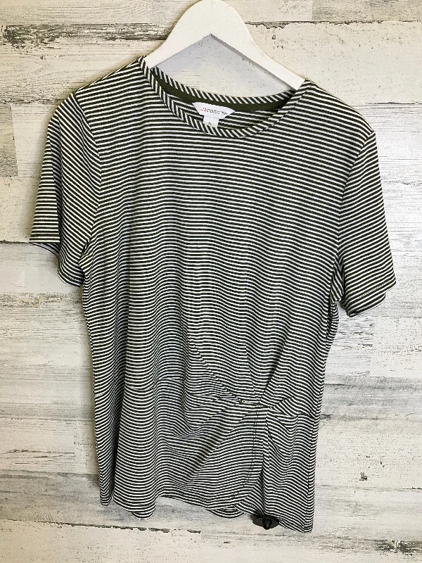 Green Top Short Sleeve Liz Claiborne, Size Xl