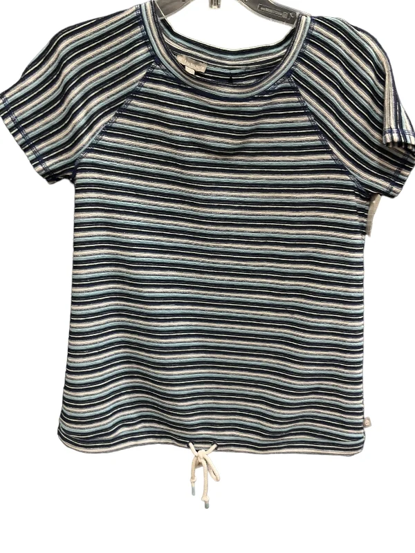 Striped Pattern Top Short Sleeve Talbots, Size Xs