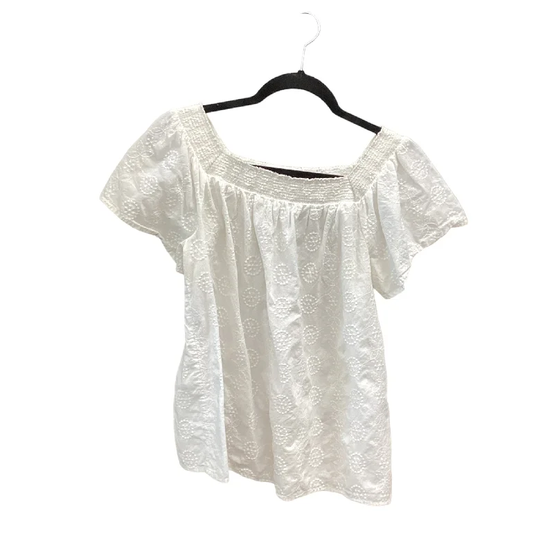 White Top Short Sleeve Gap, Size M