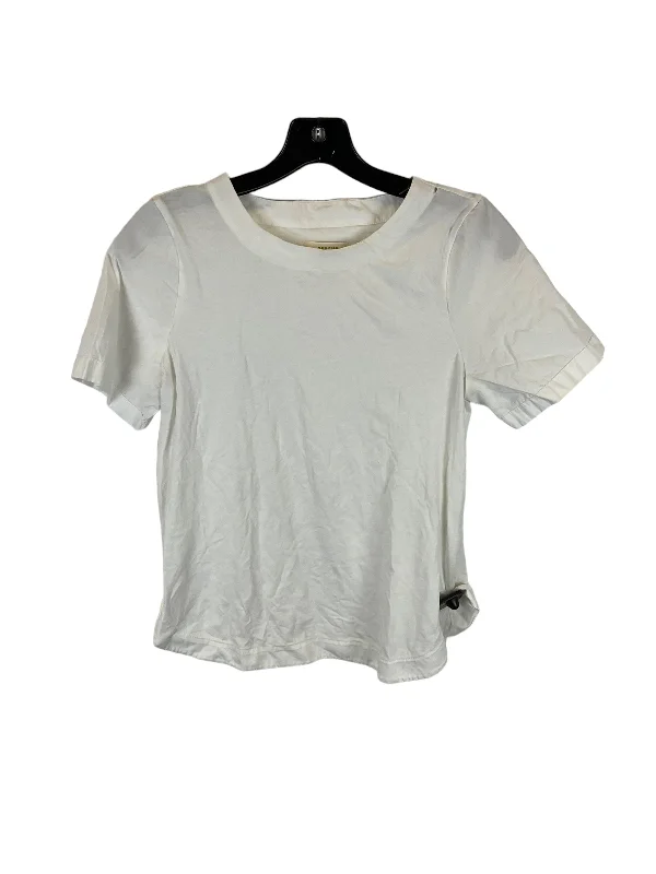 White Top Short Sleeve Maeve, Size S