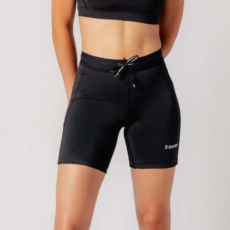 Stamina™ 7" Compression Short, Women's - Black