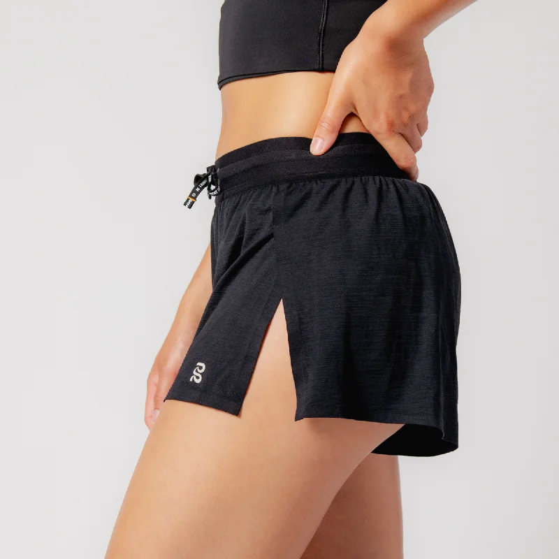 Litewave™ 3" Fly Away Women's Run Short - Black