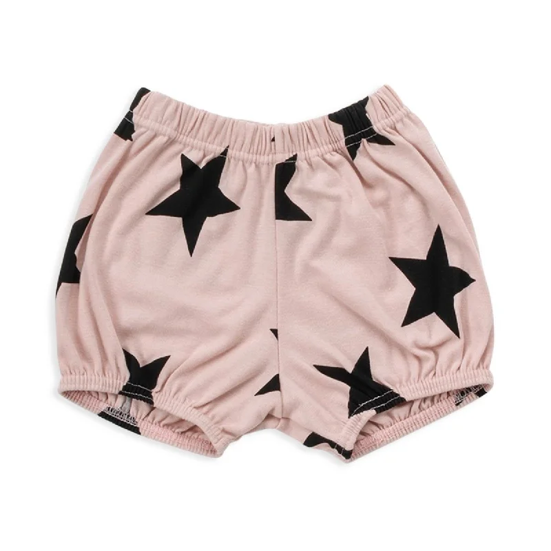 Nununu Kids STAR Yoga Shorts - Powder Pink