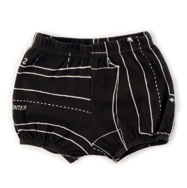 Nununu Kids SEWING PATTERN Yoga Shorts - Black