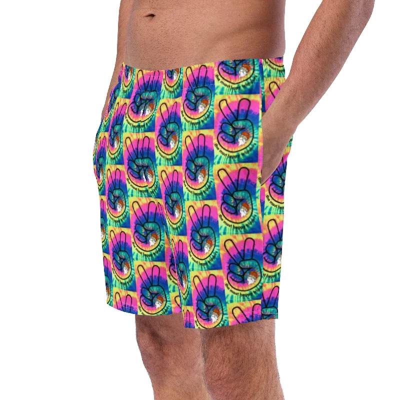 Snowboard Guru "Peace Tie Dye" Boardie Shorts