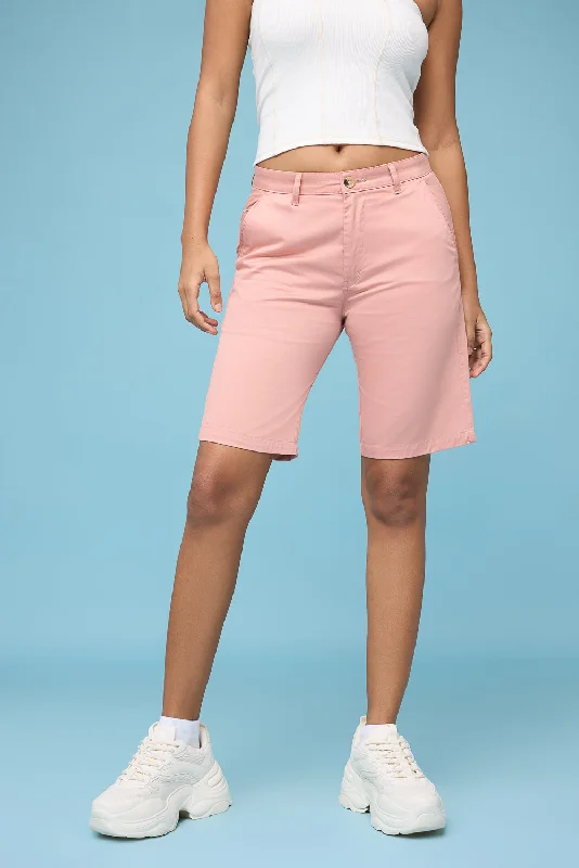 Women's Peach Summer Shorts