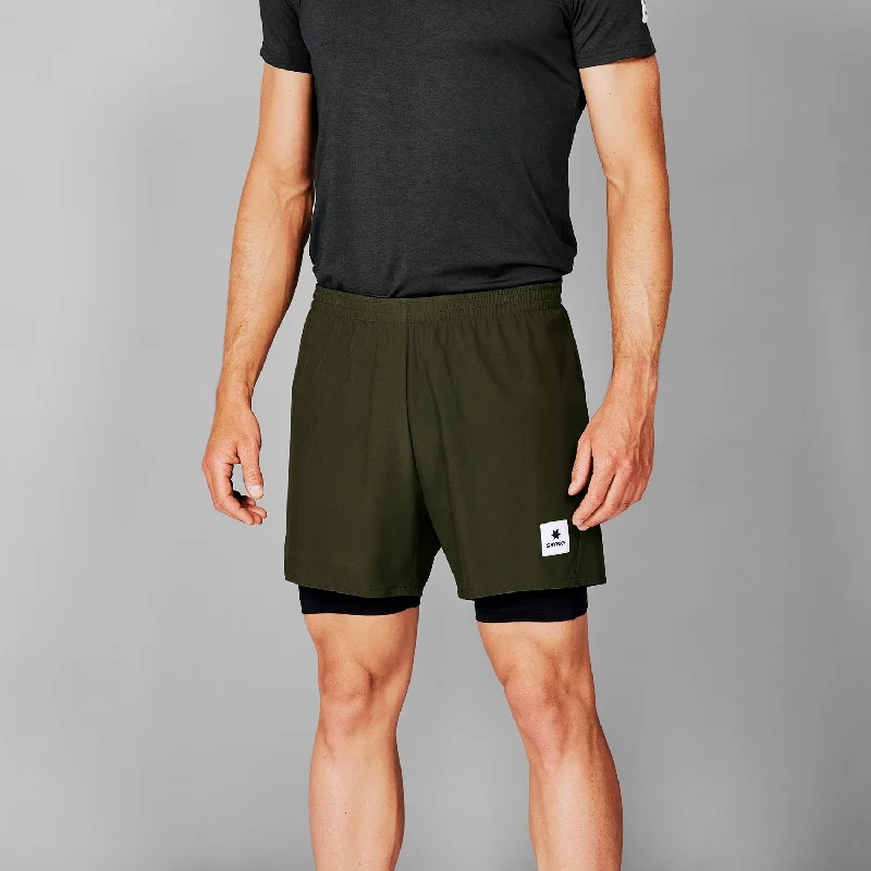 2 in 1 Pace Shorts 5''